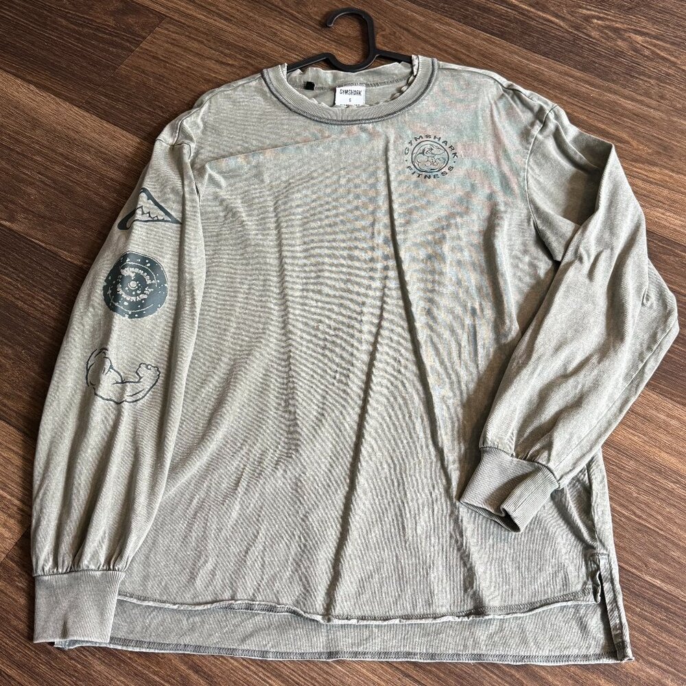 Gymshark Legacy Washed Long Sleeve Top